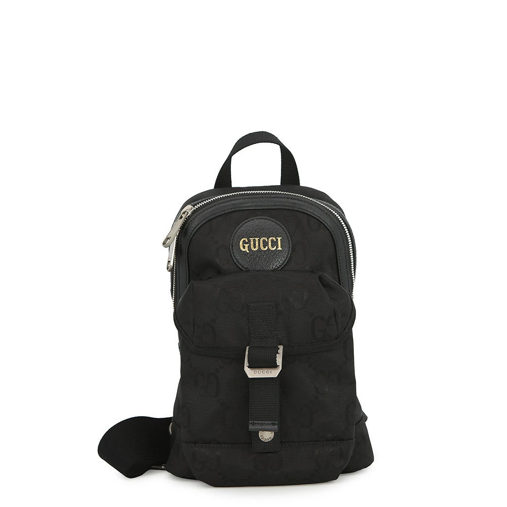 Gucci GG Off the Grid Sling Backpack Bag Black